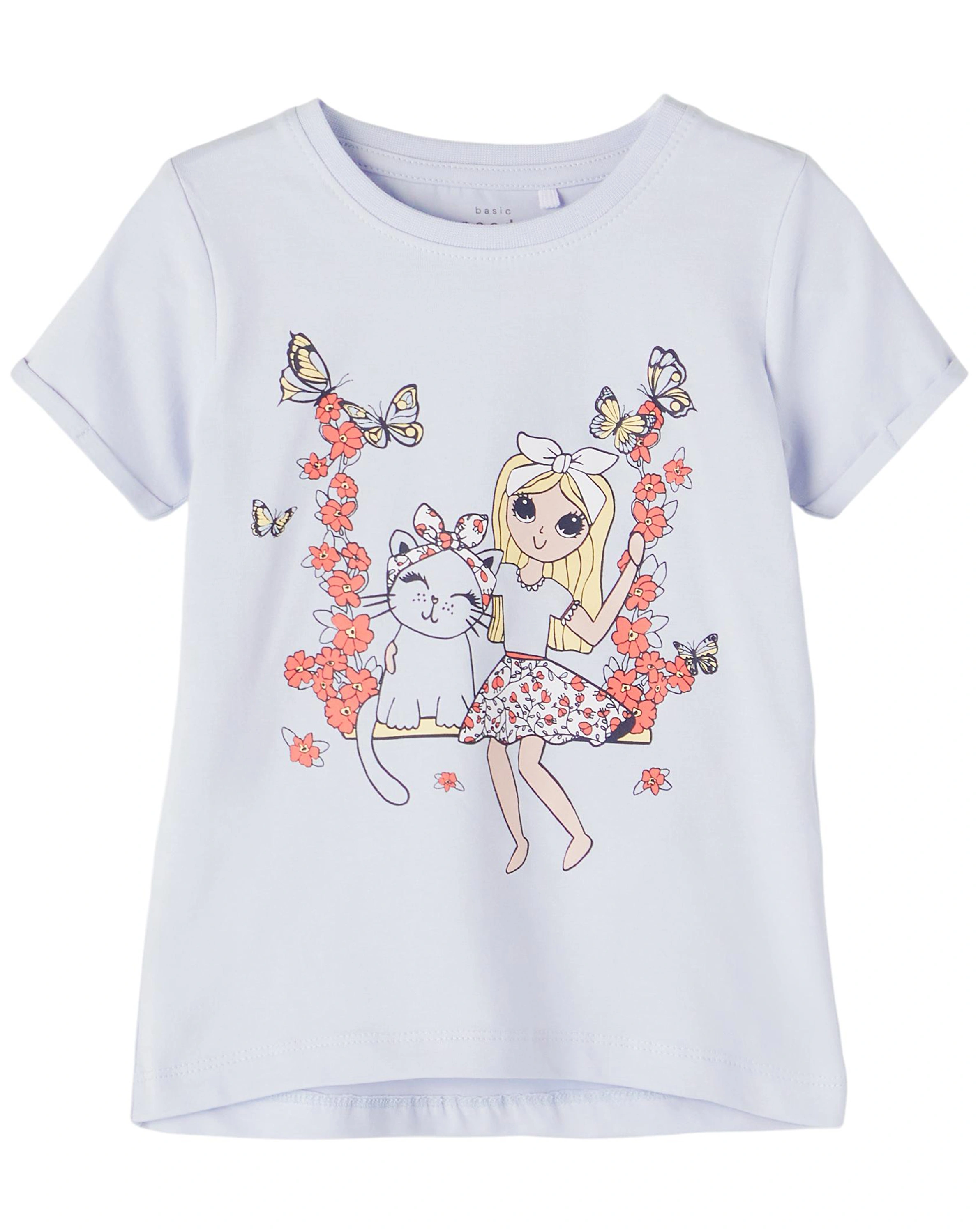 T-Shirt NMFVIX GIRL in heather