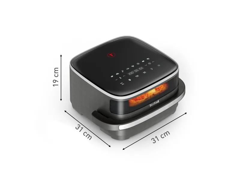 Tefal Easy Fry XL Surface FW402HE0, Varmluftsteger, 1,2 kg, Enkelt, Sort, Grå, Berøring, Enkeltstående