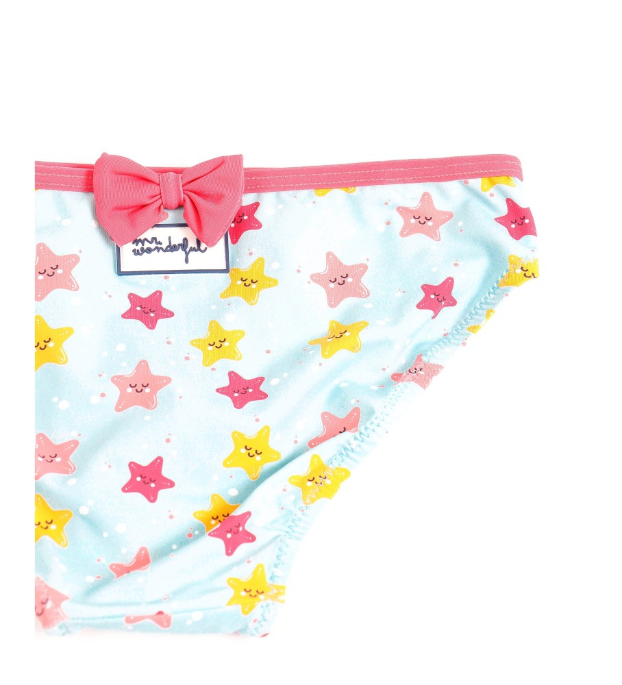 Camiseta Aznar Innova Bikini Star para meninas, azul