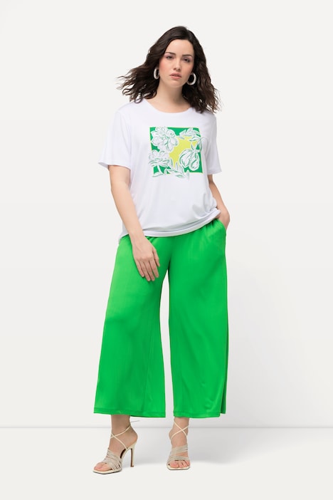 Culotte, Struktur, wadenlang, gerades Bein, Elastikbund