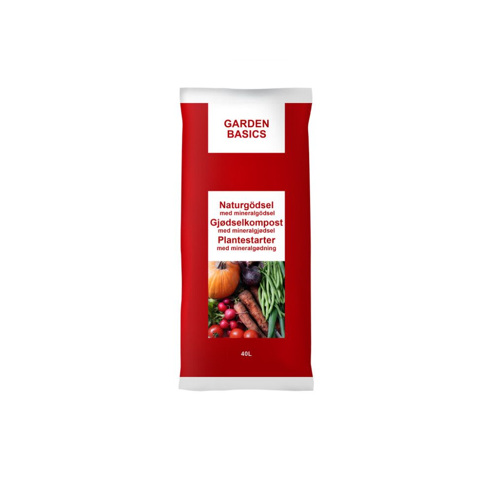 NATURGJØDSEL GARDEN BASICS 40L