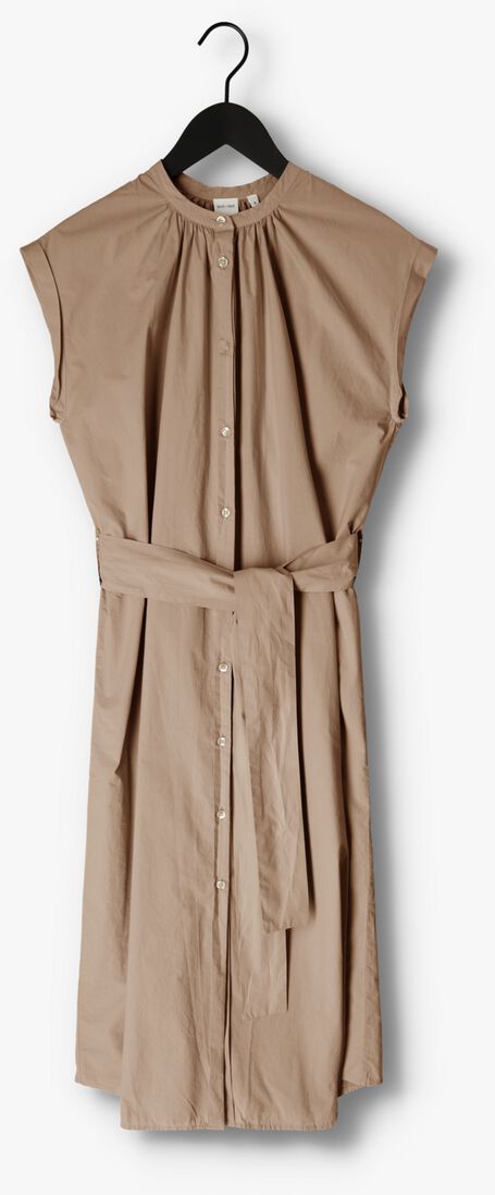 KNIT-TED zand knit-ted midi jurk karo