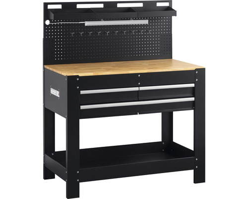 Werkbank 1400 x 1140 x 610 mm 200 KG met verlichting en stopcontact