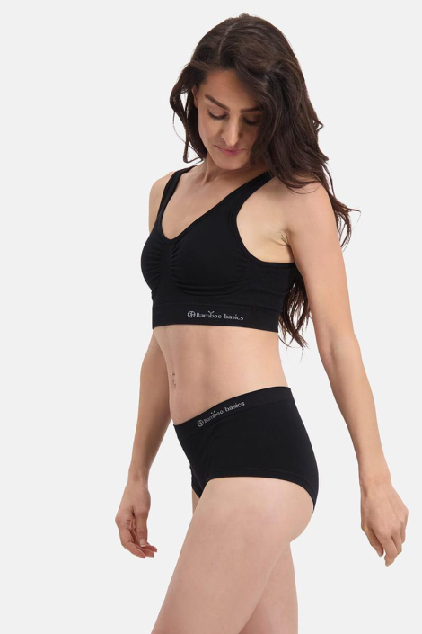 Bamboo basics zwarte dames ondergoed