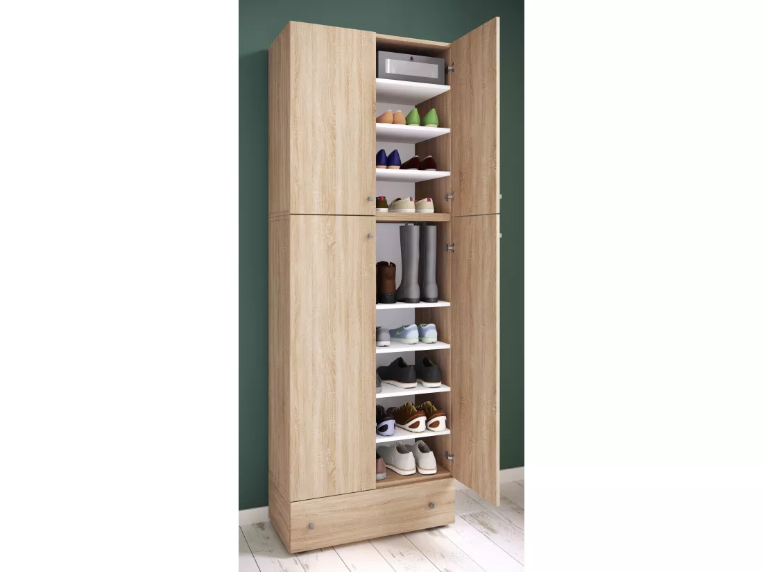 Armoire à chaussures Armoire à vêtements Lona 9f A