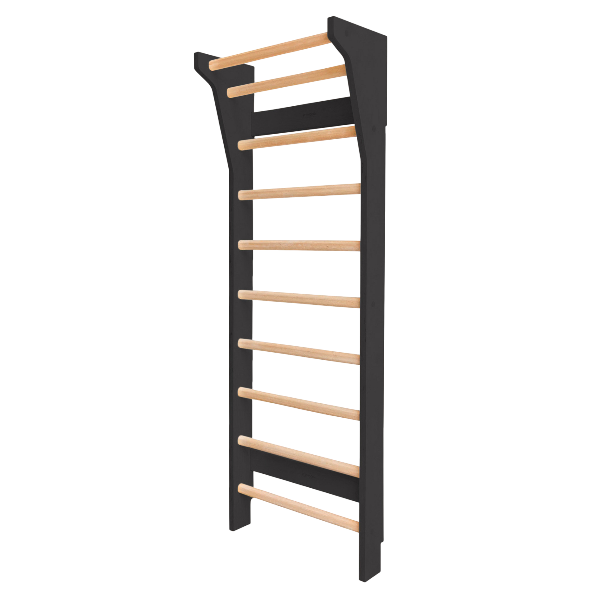 Sprossenwand TAIMI mini Schwarz - Birke