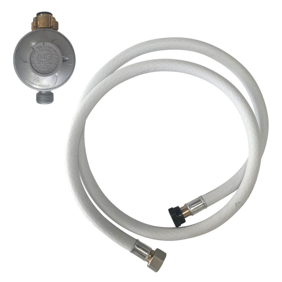 Kit flexible 1,50m et détendeur Butane Happy Garden