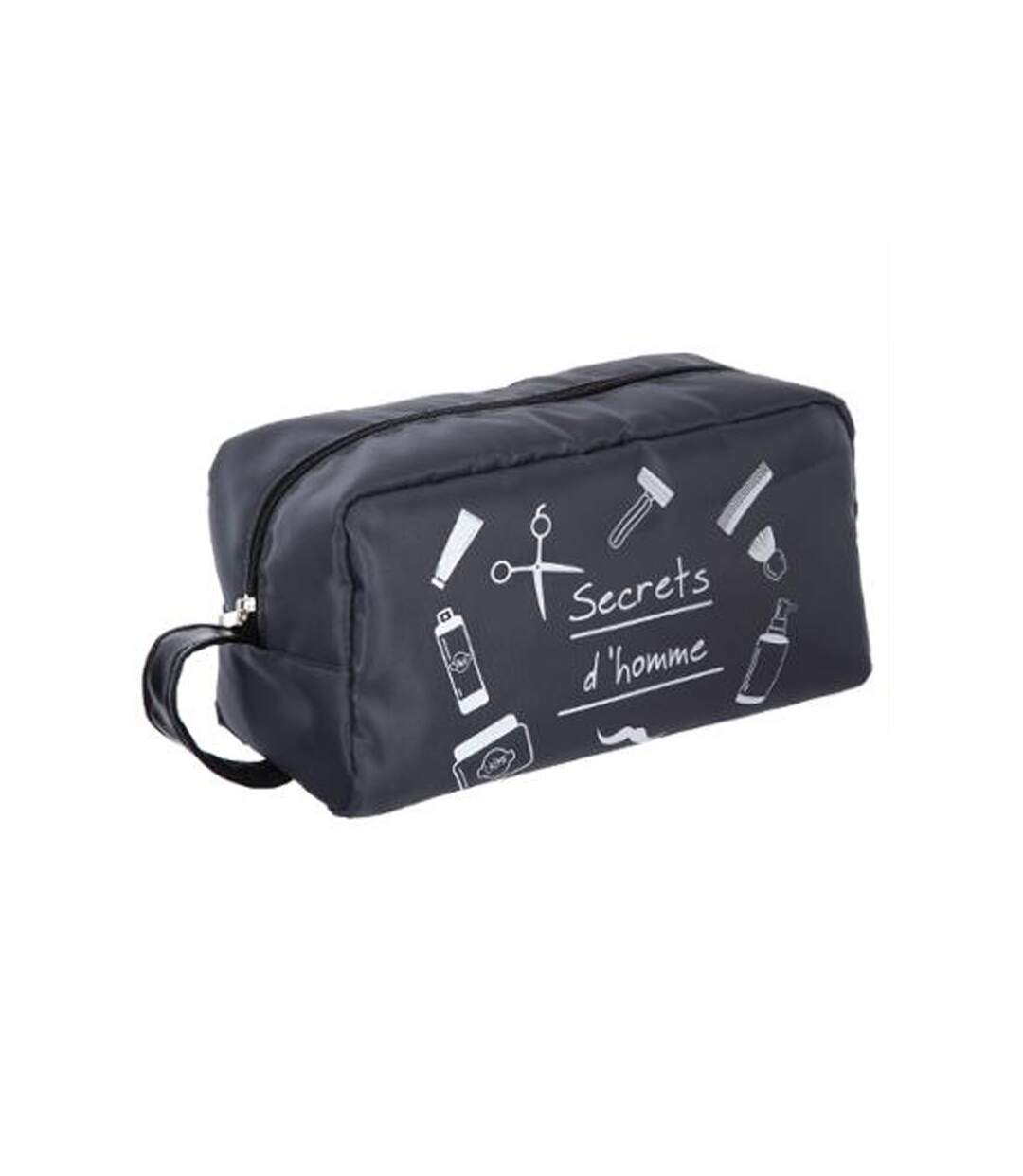 Trousse de Toilette Homme Vintage 25cm Noir