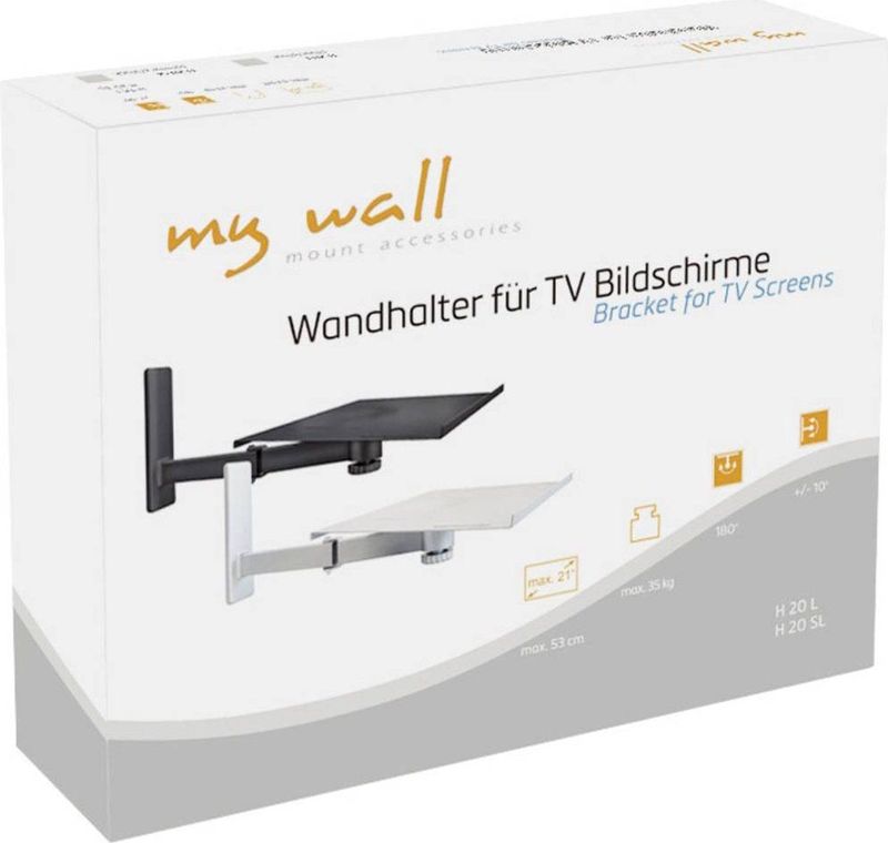 My Wall H 20 SL TV-beugel 25,4 cm (10) - 50,8 cm (20) Kantelbaar en zwenkbaar