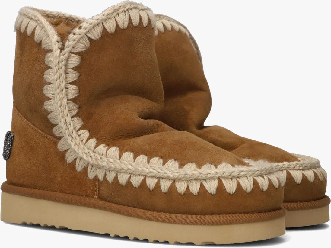 MOU cognac mou vachtlaarzen eskimo 18 glitter logo