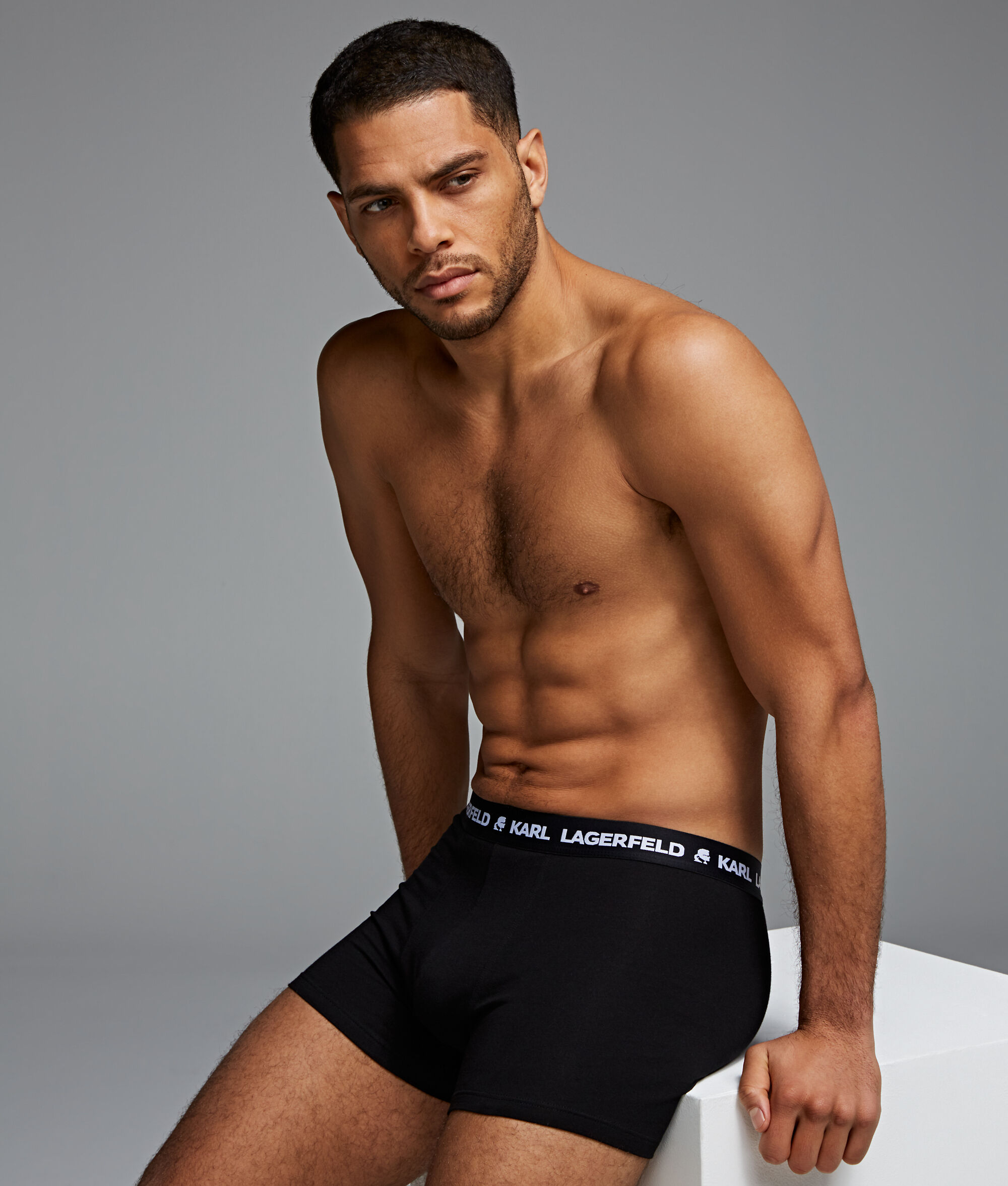 CALEÇON LOGO KARL MONOCHROME - LOT DE 3