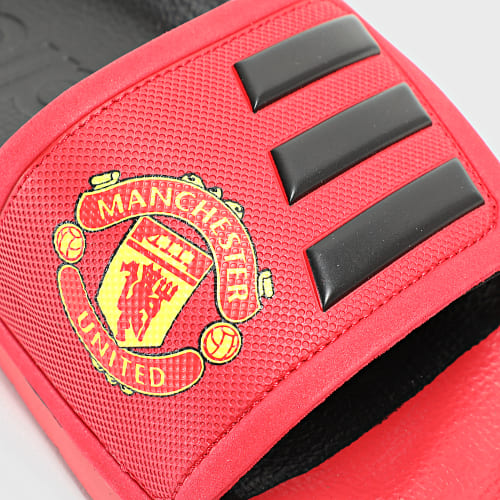 Claquettes Adilette GZ5940 Manchester United Noir Rouge
