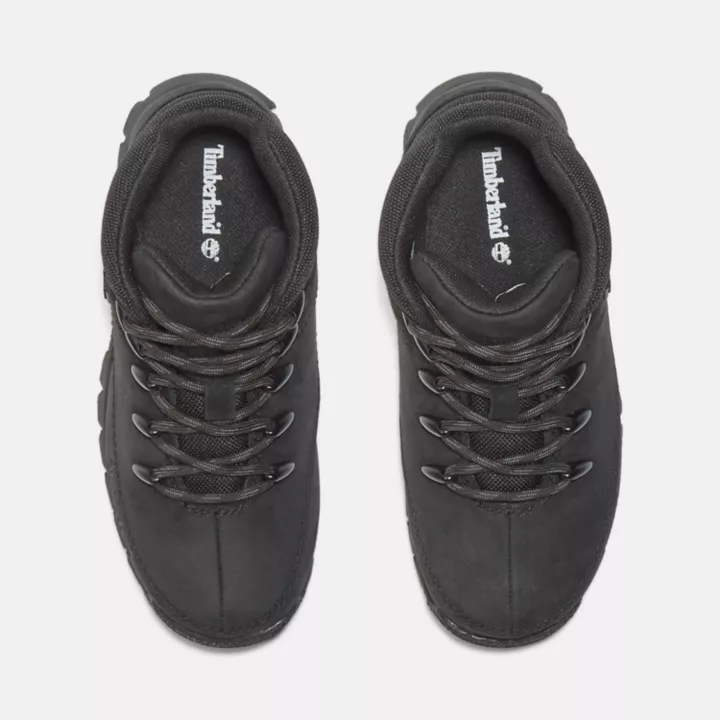 Bota Euro Sprint Mid Hiker para Jovens em Nobuck Preto