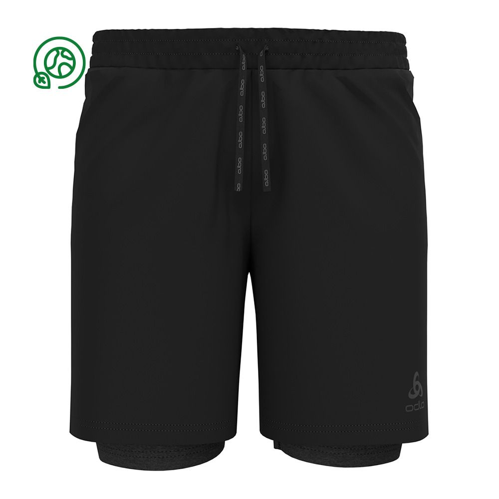 Odlo ACTIVE 365 7 INCH 2IN1 - Short Homme black