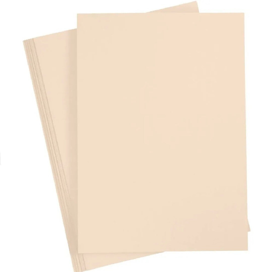 Creativ company knutselkarton A4 180 gr - lichtbeige - 20 vellen