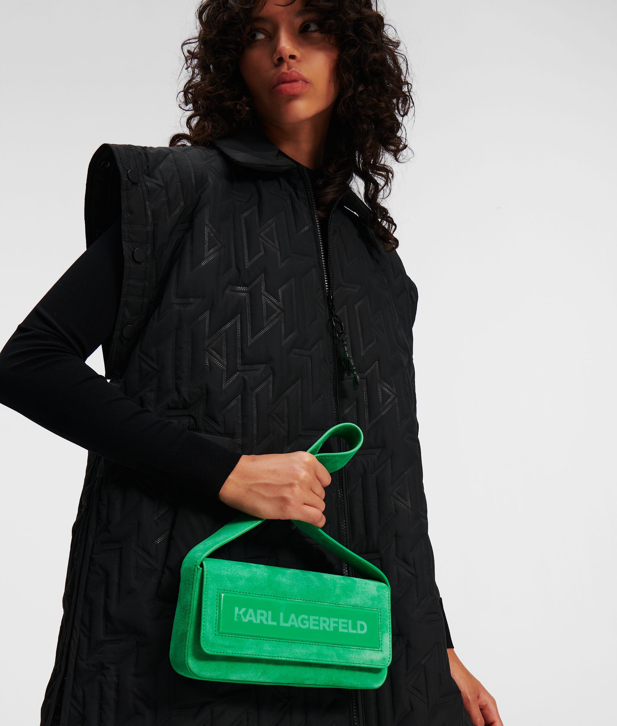 SAC PORTÉ ÉPAULE À RABAT DE TAILLE MOYENNE IKON K