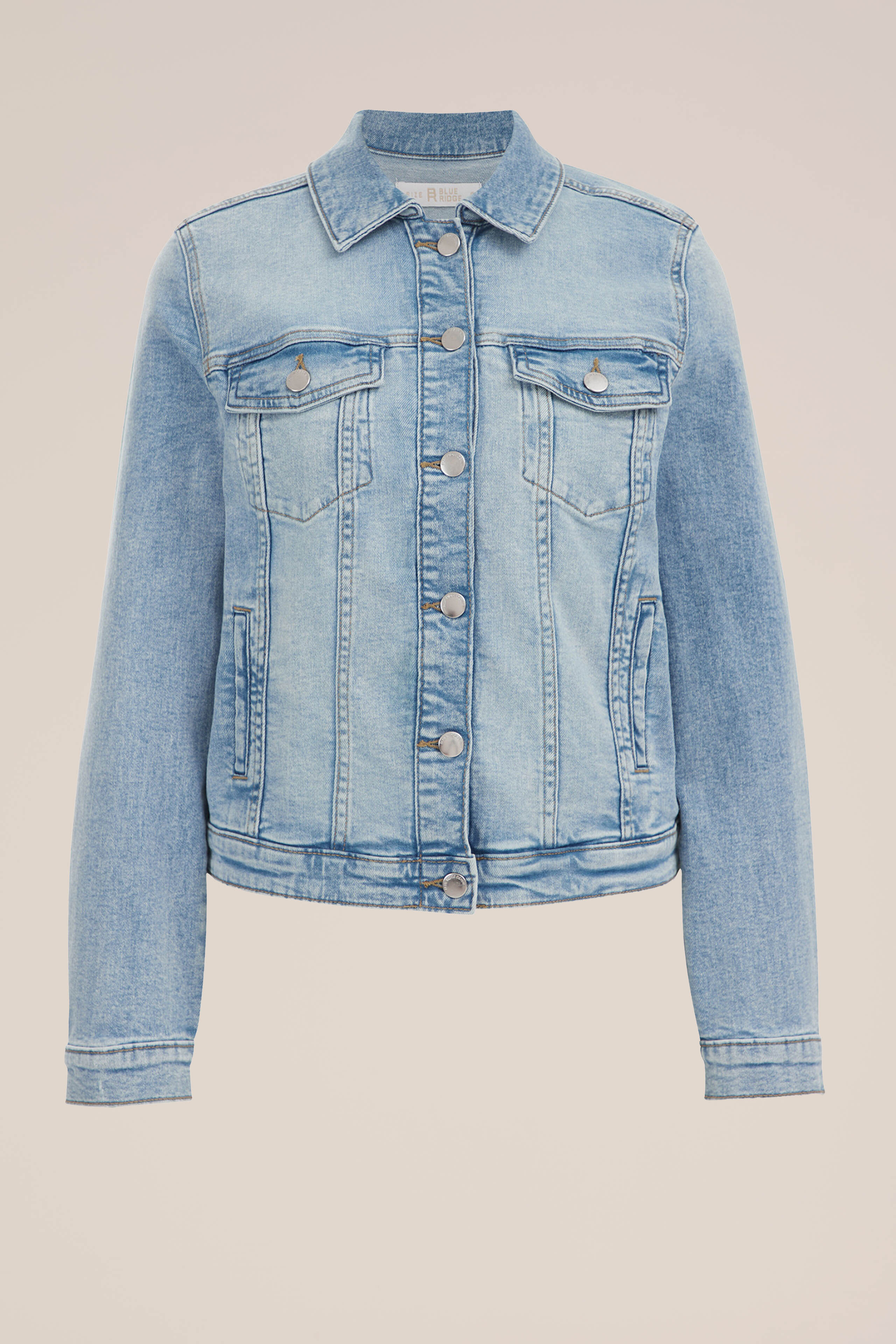 denim jack met comfortstretch Blue Ridge Lichtblauw