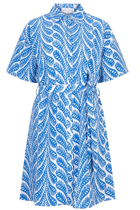 Lofty Manner blauwe dames jurk