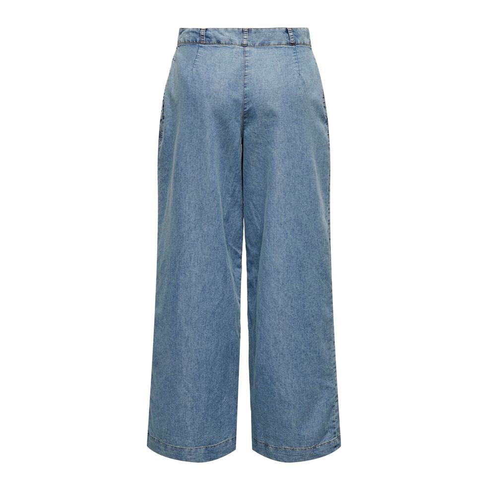 JDY Pantalon Fluide Bleu Femme JDY Trixie