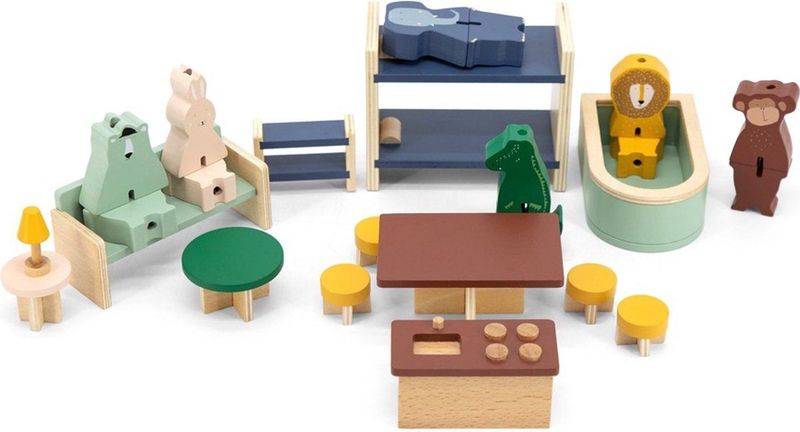 Trixie - Houten Poppenhuis - Speelgoed - Meubelaccessoires - FSC