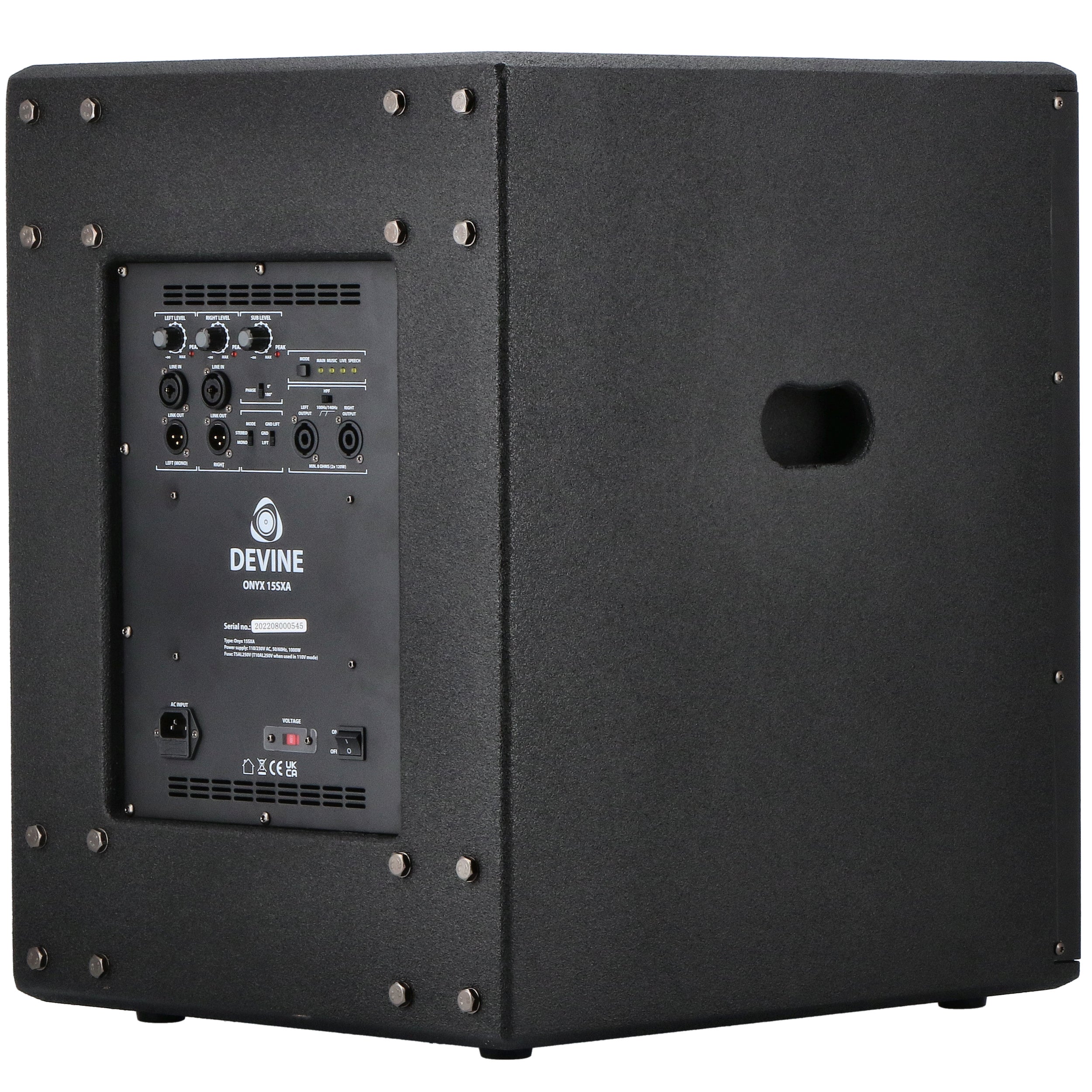 Devine Onyx 15SXA actieve subwoofer