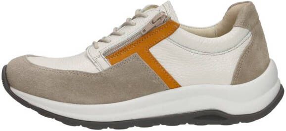 Wolky Veterschoenen Comrie beige safari combi leer