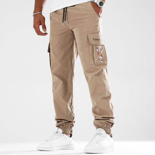 Pantalon Cargo Bugs Bunny Graffiti Beige