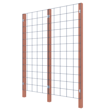 Gaas startpakket tuinhek hardhout 180 x 75 cm