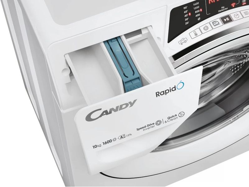 Candy Waschmaschine RO 6106DWMC7/1-S Links Frontlader Waschmaschine