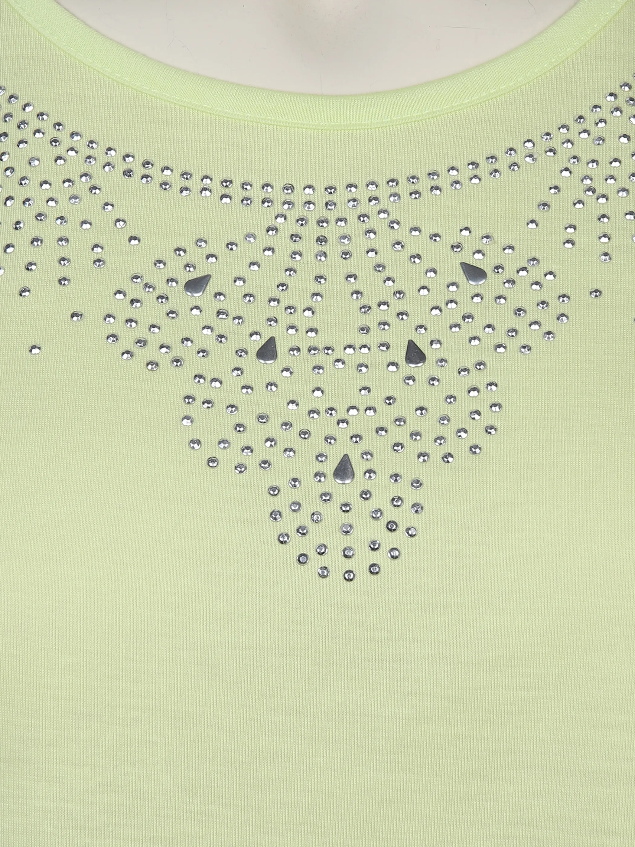 Große Größen Shirt mit Glitzersteinchen