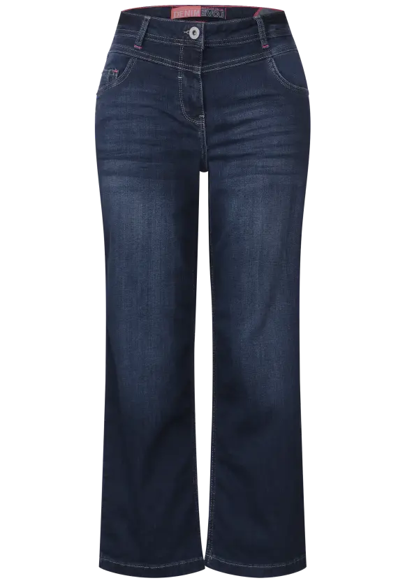 Loose Fit Jeans - Dark blue wash