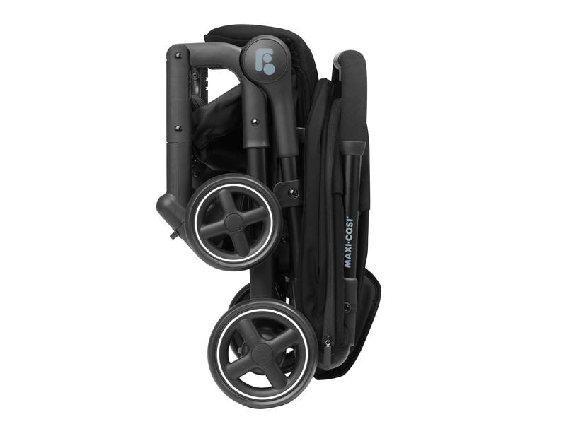 MAXI-COSI Buggy Lara2 Schwarz Kinderwagen für enge Räume und grosse Abenteuer
