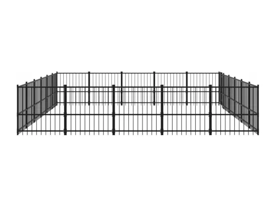 Chenil cage enclos pac noire 582 x 485 x 100 cm 02_0041828