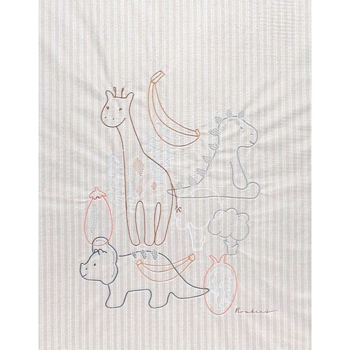 Couverture 100x140 cm Veloudoux Tiga Stegi & Ops - NOUKIE 'S