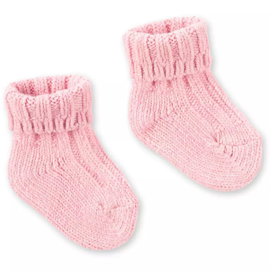 Hofbrucker Baby Socken Kaschmir Babysocken Zart Rosa