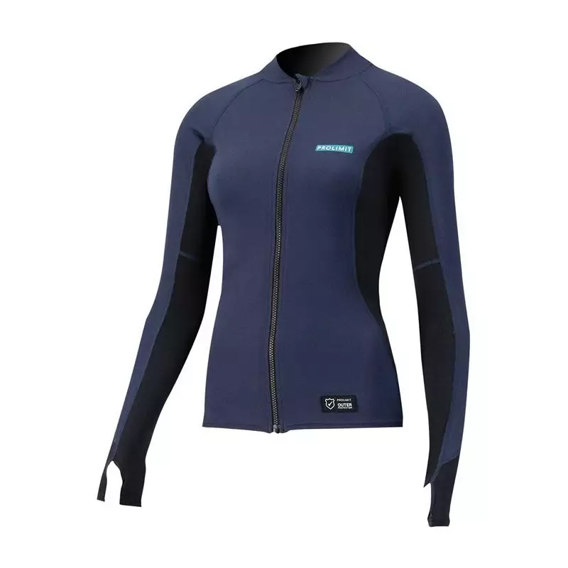 Lycra zippé femme PROLIMIT Quick Dry Top Slateblack