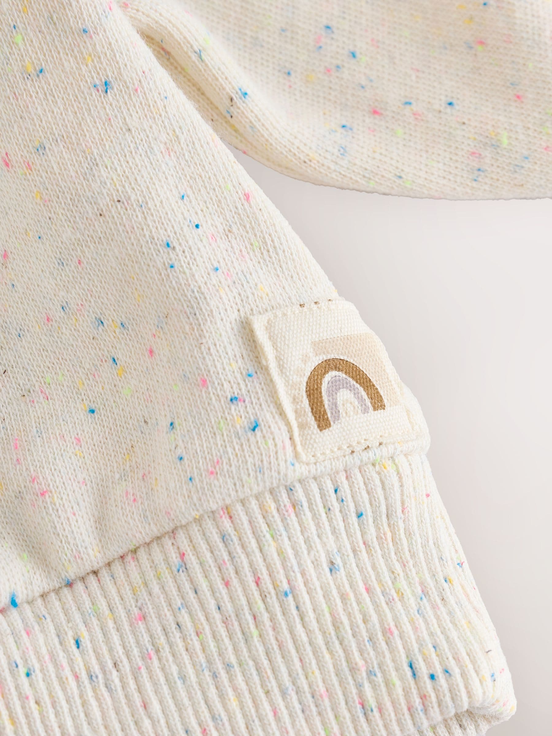 Moutkleurig - Sweatshirt met ronde hals (3 mnd - 7 jr)