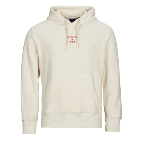 Superdry - CODE SL FLEECE HOOD - Pale Oatmeal