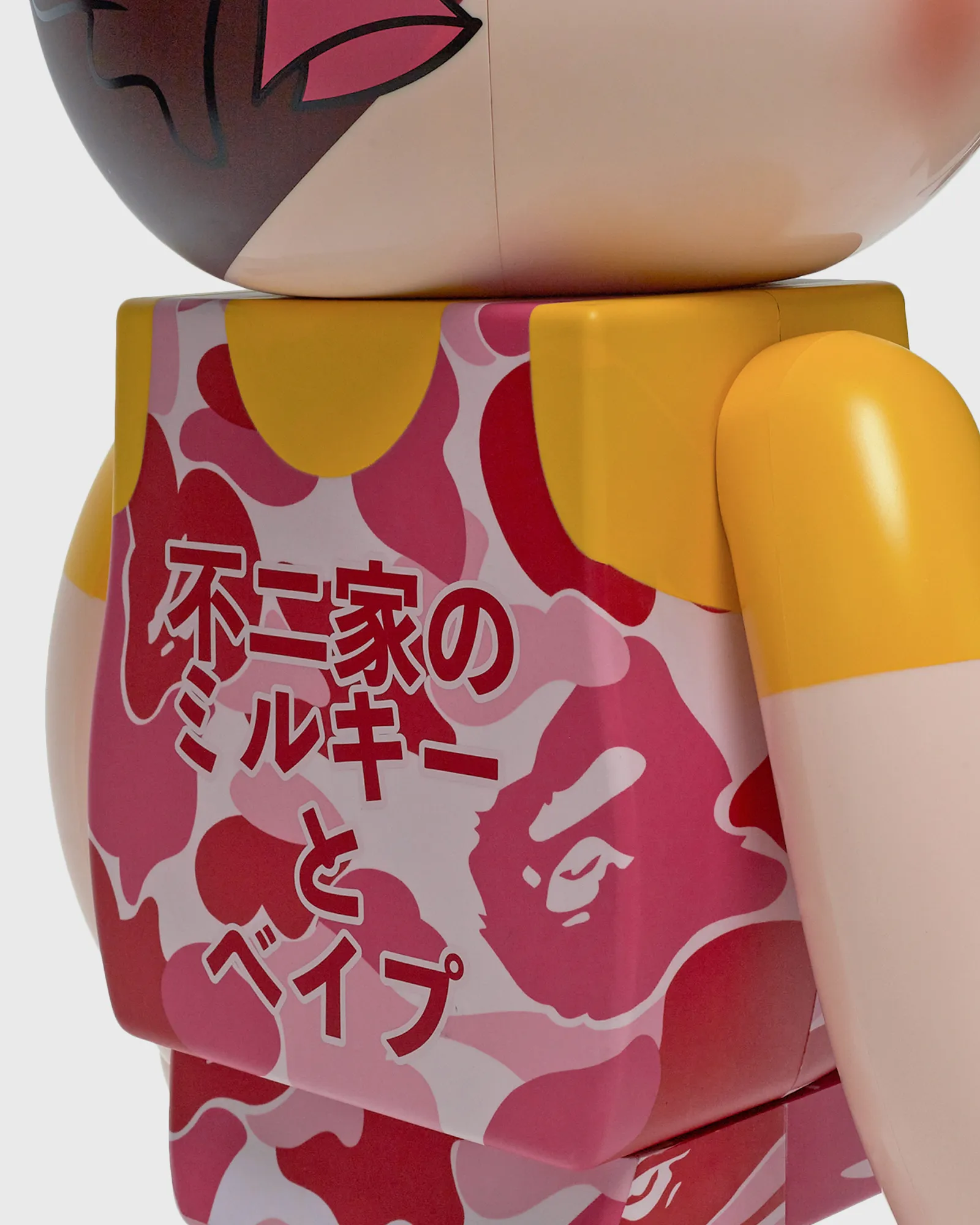 MEDICOM BEARBRICK 1000% BAPE X PEKO-CHAN PINK