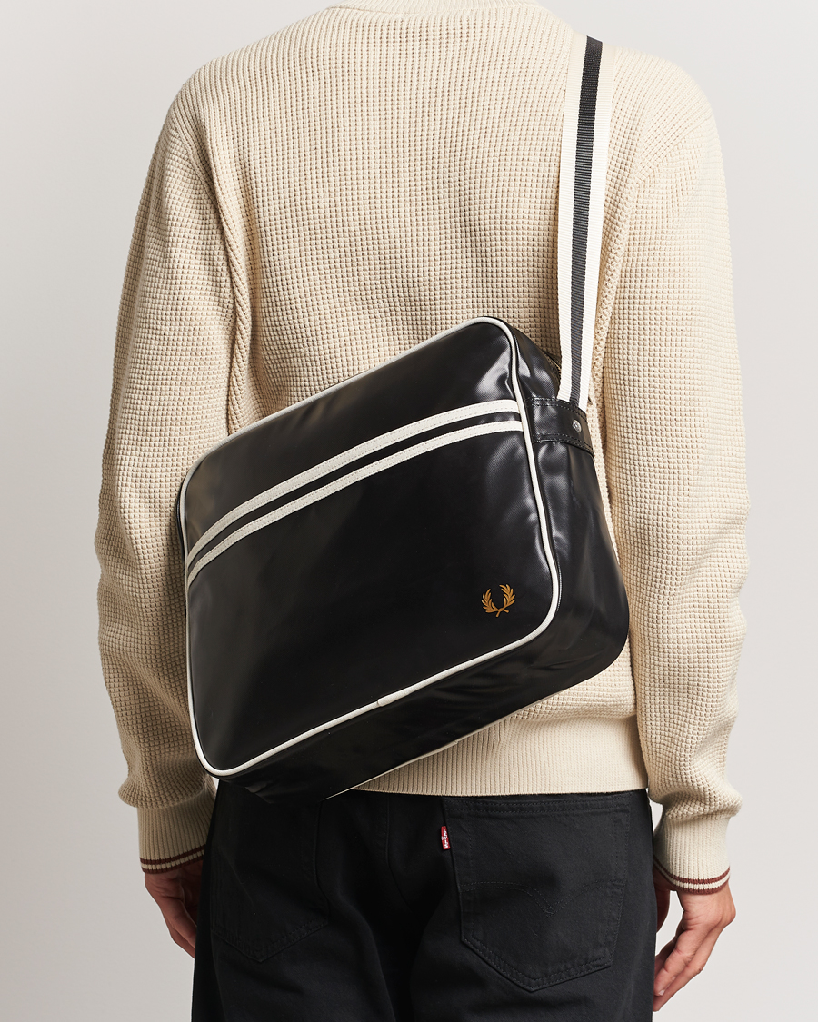 Fred Perry Classic Shoulder Bag Black/Ecru