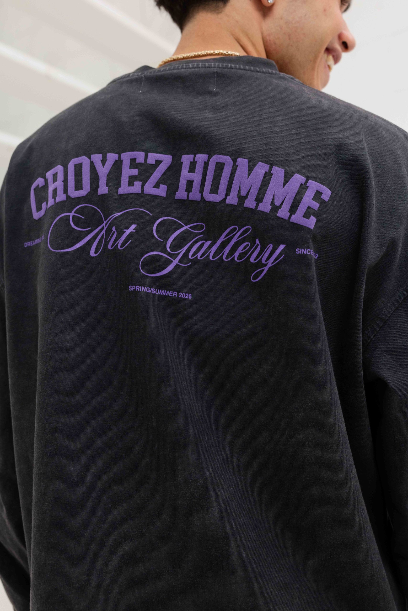 Croyez Art Gallery Longsleeve Heren Donkergrijs