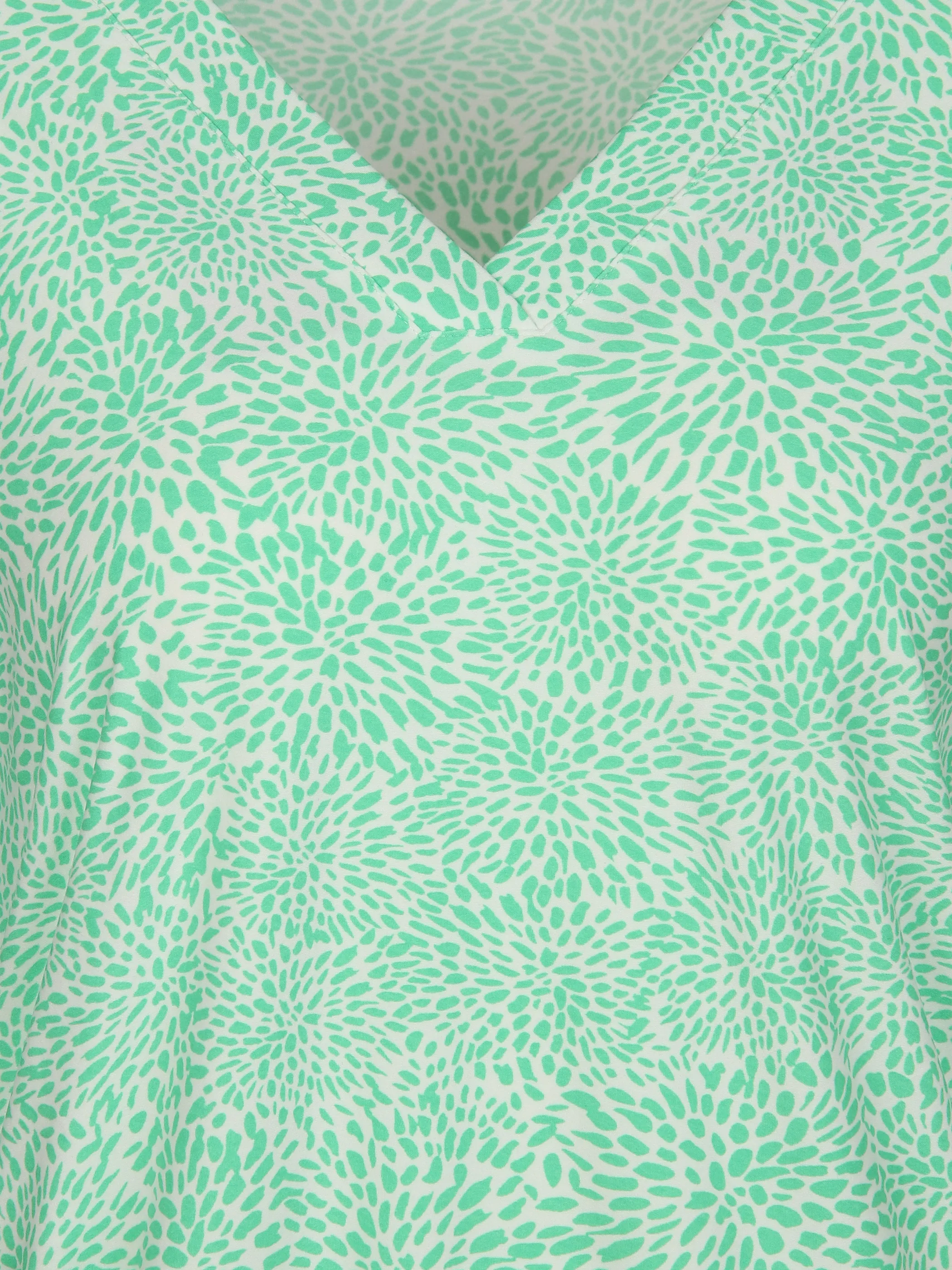 Damen Shirt mit Alloverprint und 3/4 Ärmel