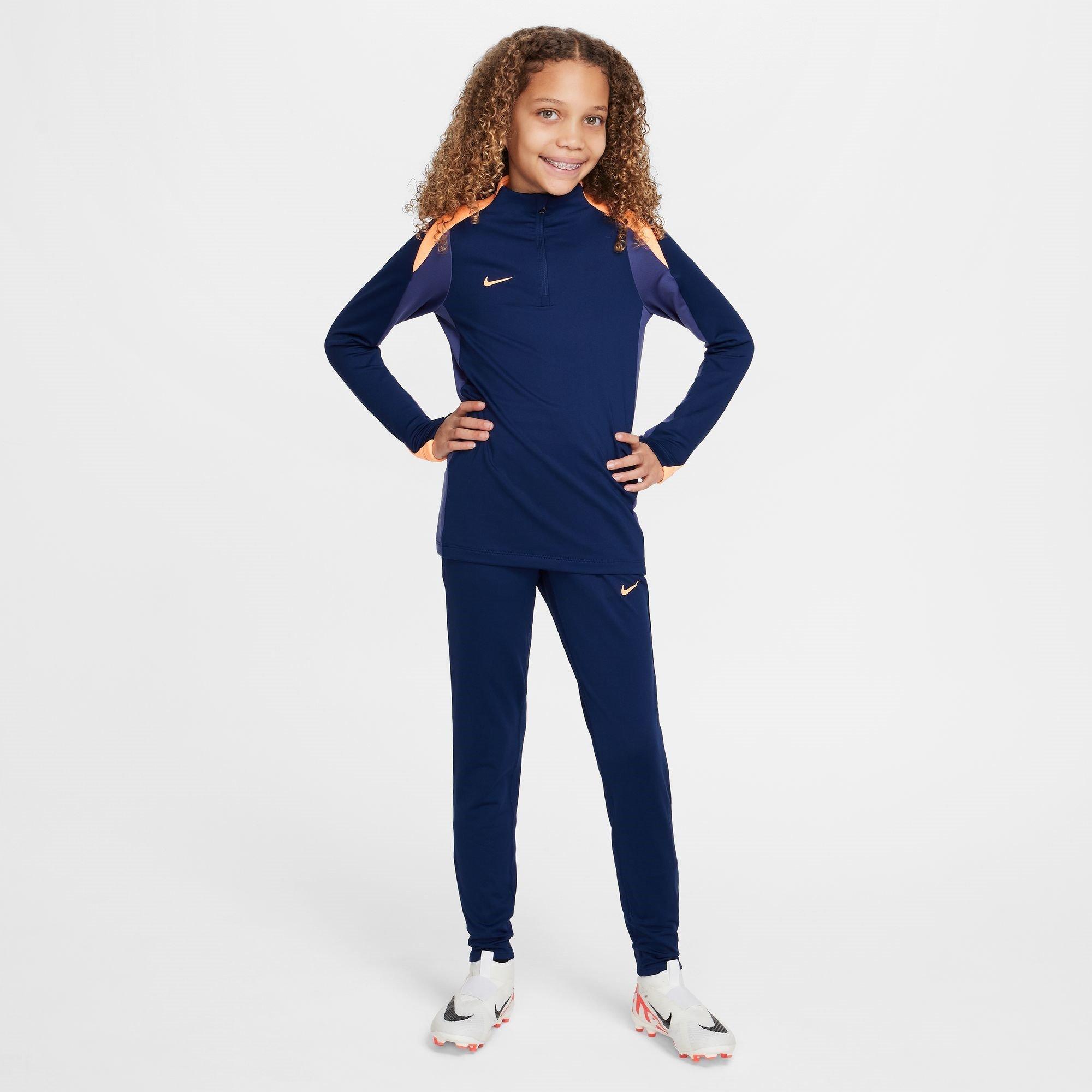 Nike Dri FIT Strike 24 Drill Top Big KidsSoccer Long Sleeve (Stock)