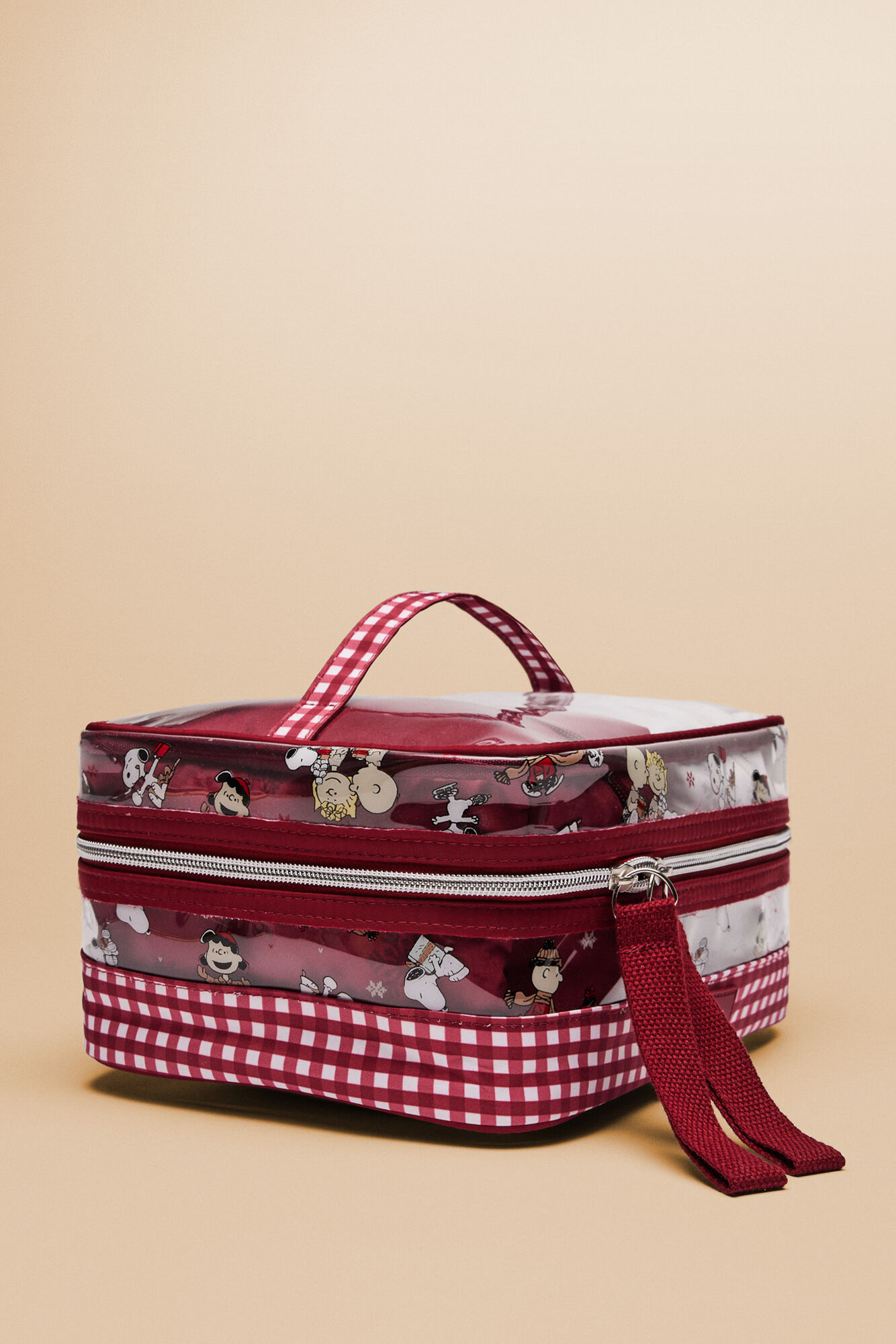 Conjunto de 3 nécessaires Snoopy Vichy