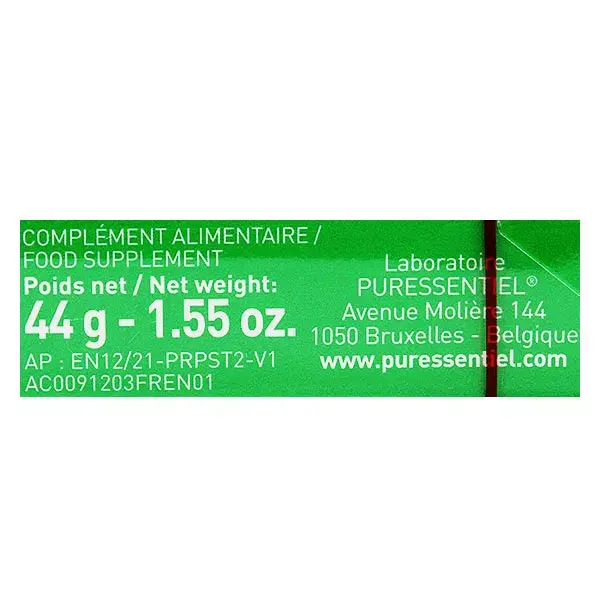 Pastilhas para garganta Puressentiel Respiratory com mel e limão, 20 unidades