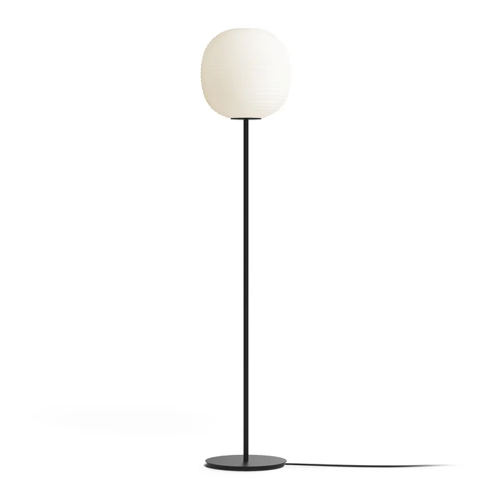 New Works - Lantern Stehleuchte, H 150 cm, Ø 30 cm, weiss / matt