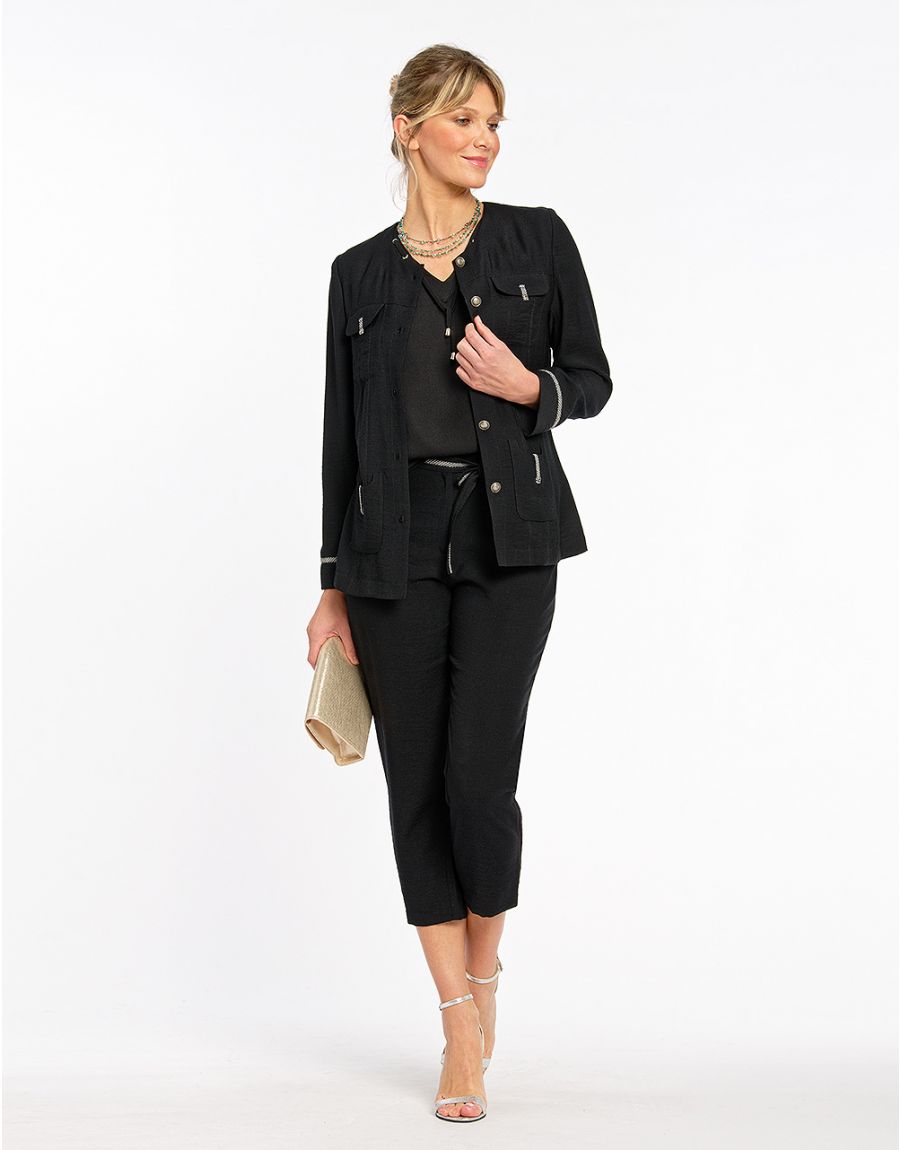 Pantalon chic 7/8ème noir
