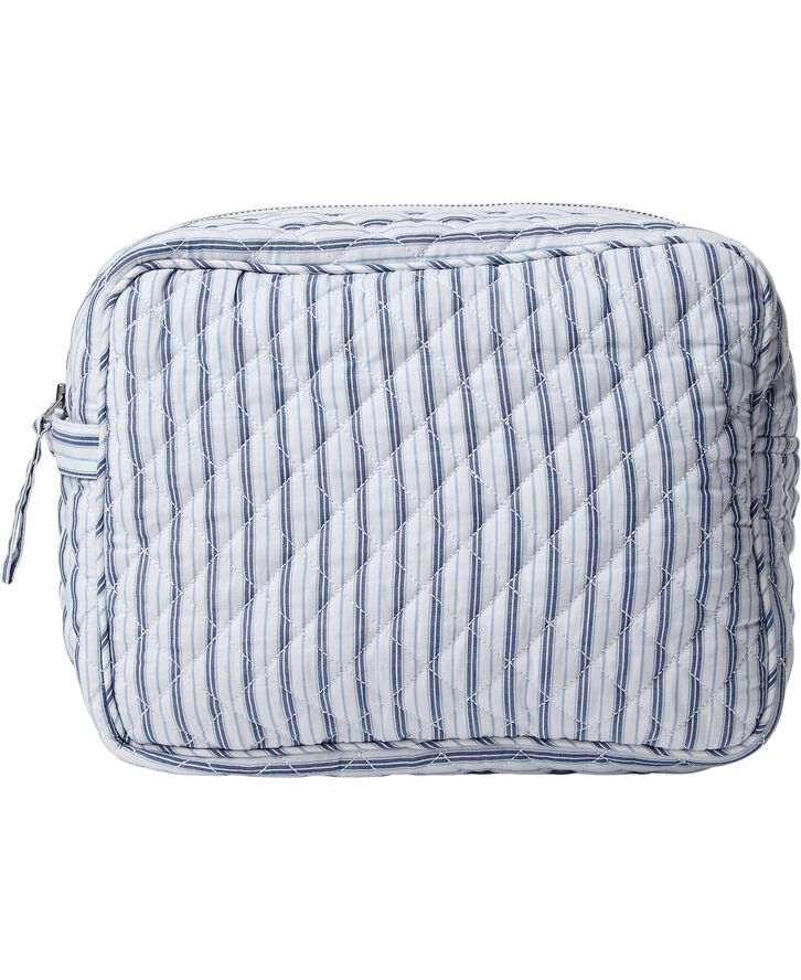 Magasin du Nord Collection Moira 2 Make up bag Blue Stripe big Blue stripe
