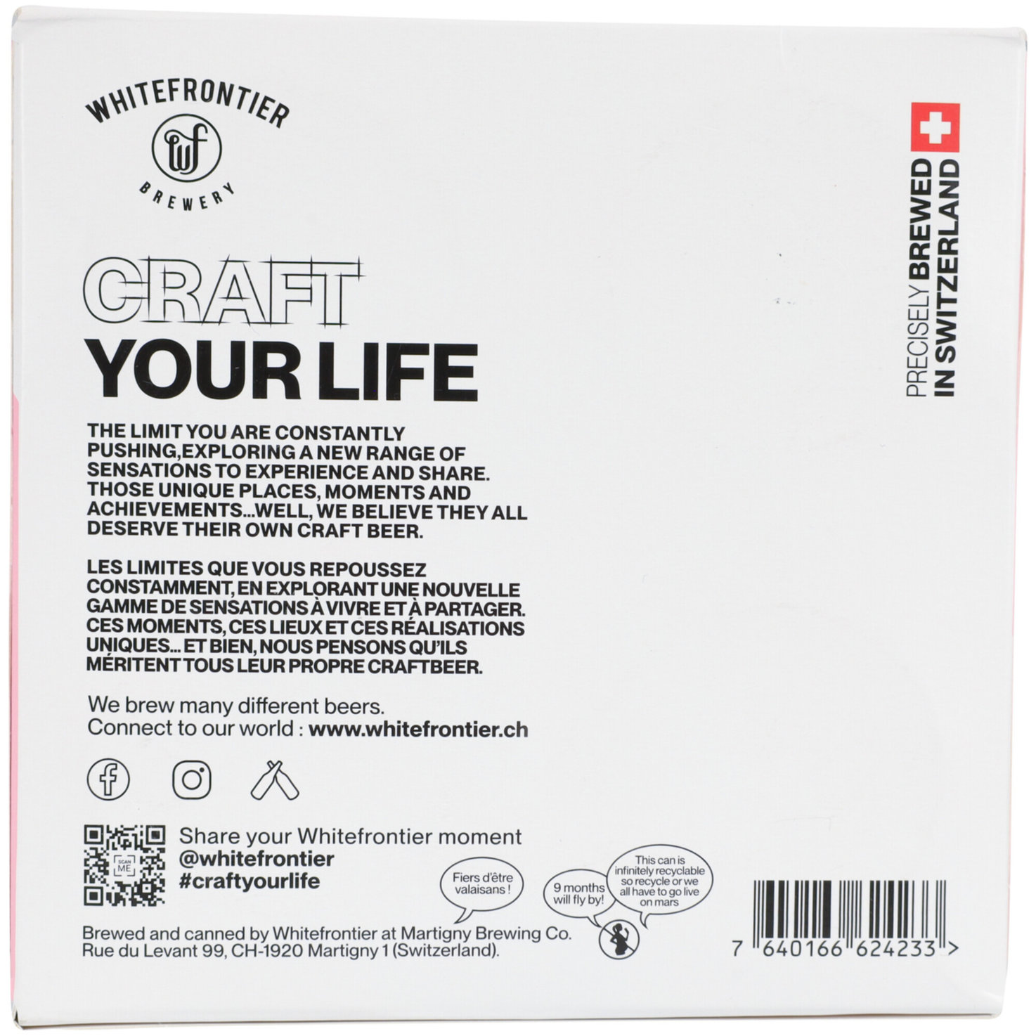 Whitefrontier Pillows Dose 4x33cl -132cl