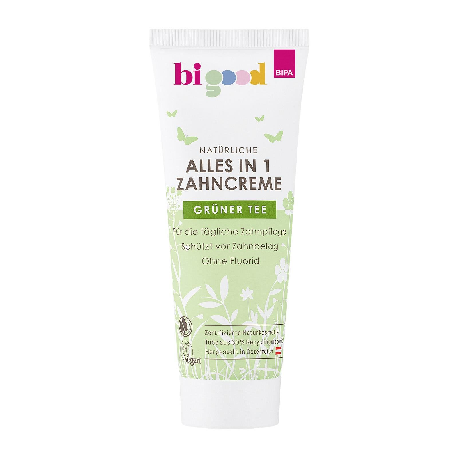 bi good Natürliche Zahncreme Grüner Tee